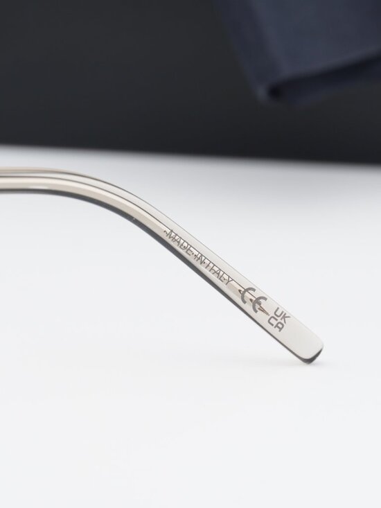 Saint Laurent SL669 001 Cat Eye Eyeglasses – Shiny Beige 54mm main image 8